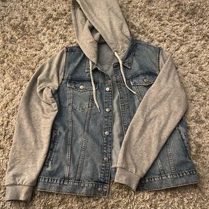 Jean Jacket with Hood.